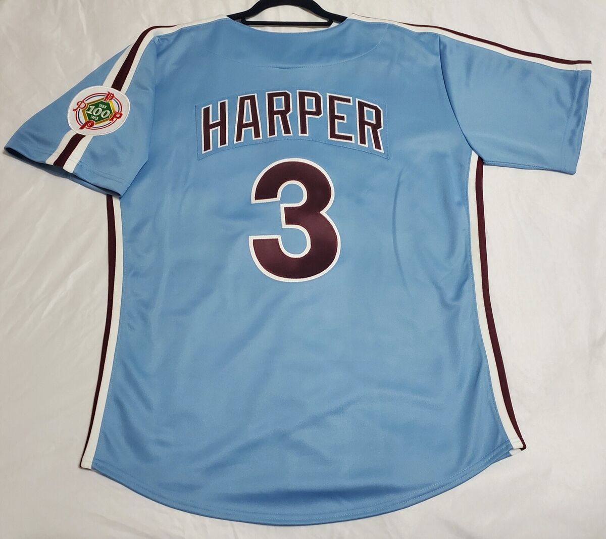 AUTHENTIC MAJESTIC BRYCE HARPER 2XL, Philadelphia Phillies TBTC