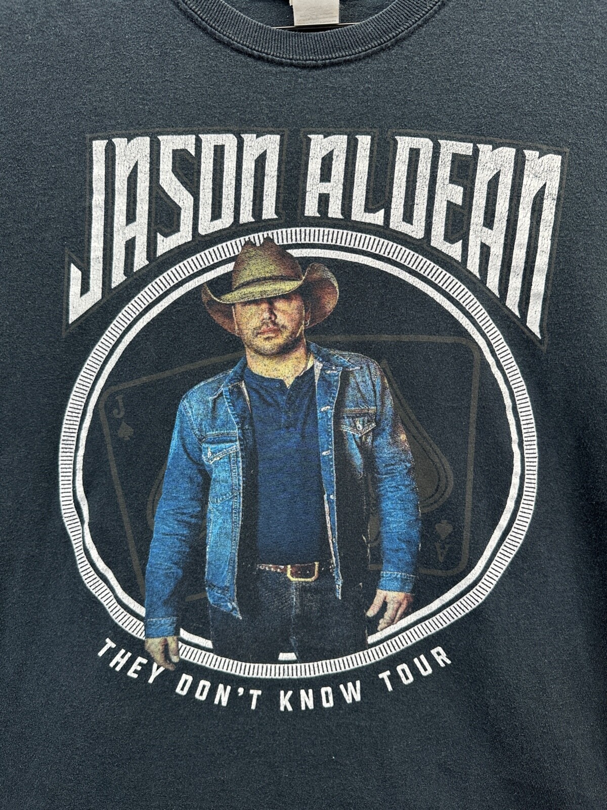 Gildan Adult Black T-Shirt Jason Aldean Short Sle… - image 4