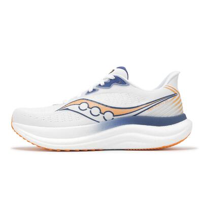 Saucony Triumph 23 White Azurite Men Road Running Jogging Shoes