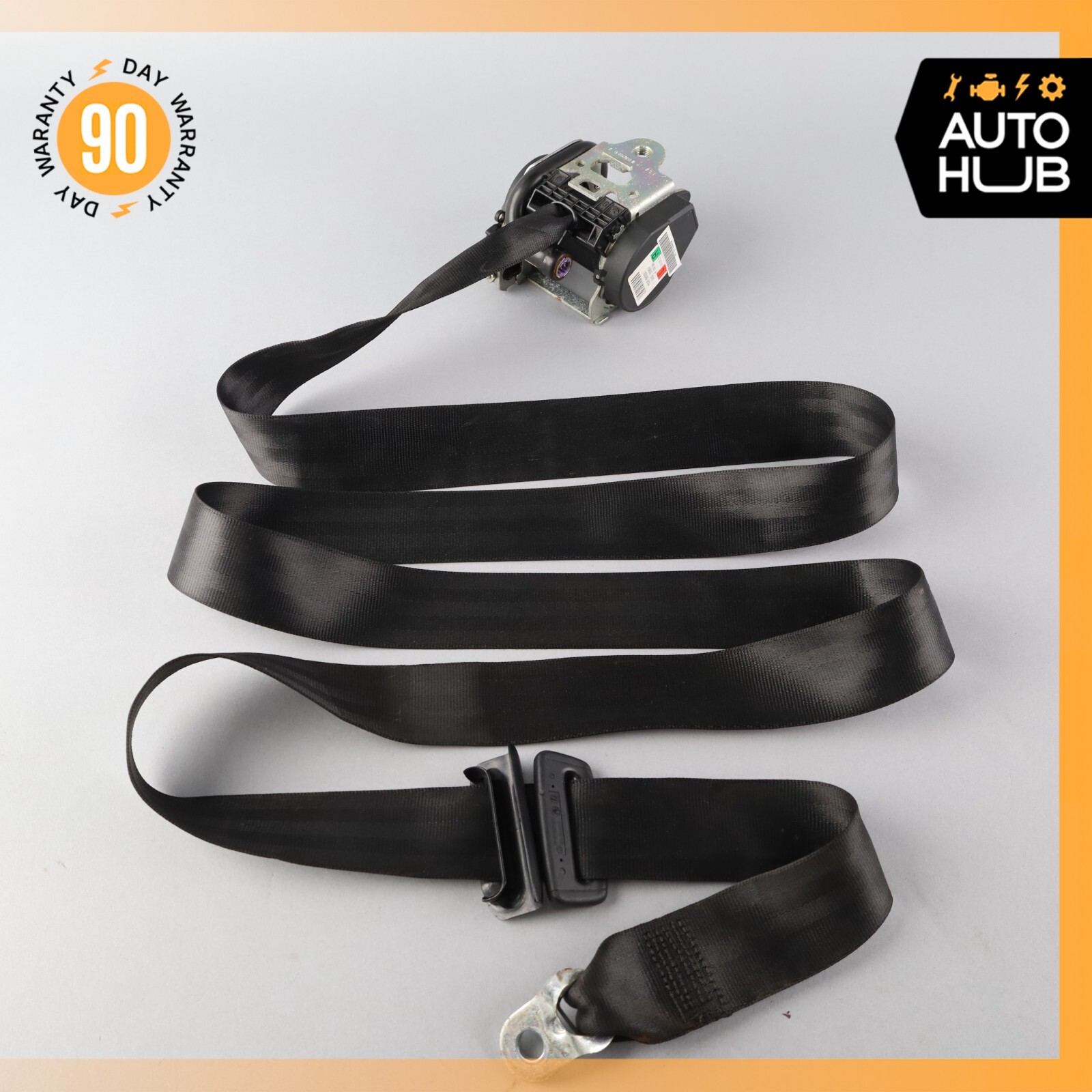 07-11 Bentley Continental GTC Rear Right or Left Side Seat Belt Black OEM