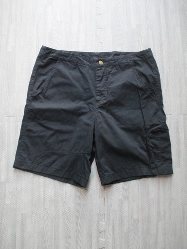 Pantalones Cortos de Carga Adidas Para Hombre Grandes Negros Bolsillo de Carga Utilitario Algodón P45331