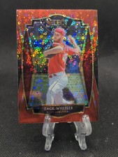 2021 Select Baseball #132 Zack Wheeler Red Disco Prizm Philadelphia Phillies 