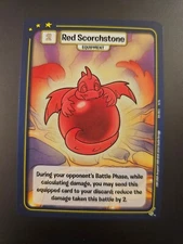 Red Scorchstone neopets Battledome TCG 1st Ed. 2024 Don 205 common