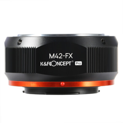 K&F High Precision Adapter Pro for M42 Screw mount lens to Fuji X camera X30 XF1