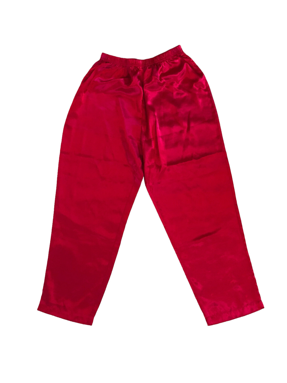 Victoria’s Secret Vintage Heart Label Red Satin Silk … Gem