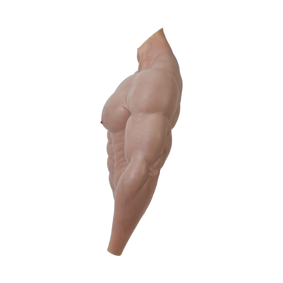 Traje muscular mejorado de silicona SMITIZEN pantalón muscular realista fetiche vientre falso Foto 3 de 4