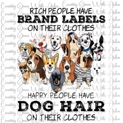 Sublimation Transfer Dog Hair Funny Ready To Press Paper Ink Heat Transfer