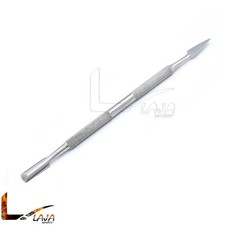 Cuticle Nail Pusher Long Flat Finger Nail Cleaner Skin Remover Knife