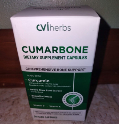 CVI HERBS Turmeric Curcumin Joint Support Supplement Exp 11/2026