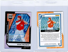 2021 Elite Extra Edition Prime Numbers B Signatures 28/76 Izaac Pacheco #39 Auto