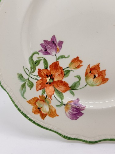 Homer Laughlin Newell Floral Display Plate Circa 1928 - Picture 2 of 10