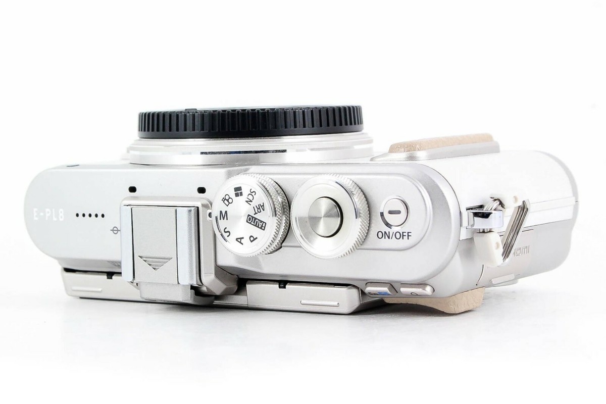 Olympus PEN E-PL8 16.1MP Digital Camera - White (Body Only