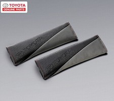 2 Pcs Toyota Seat Belt Pad Toyota Grey Black Pad Cover Soft 2 Pcs Toyota Seat Belt Pad Toyota Grey Black Pad Cover Soft