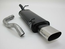 NOVUS SPORTAUSPUFF FÜR AUDI A3 TYP: 8L 1,6 BIS 1,8T  OVAL / SCHARF >NEUWARE<