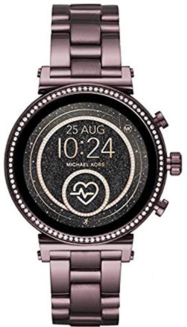 michael kors smartwatch plum