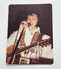 ELVIS PRESLEY ORIGINAL VINTAGE KODAK PHOTO ANAHEIM NOV 30 1976 STAMPED