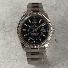 2017 Rolex Sky Dweller 326934 Oyster Perpetual Black Dial 42mm Watch - Full Set