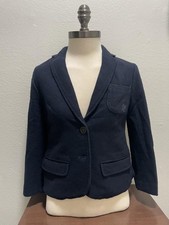 VTG Abercrombie  Fitch Y2K Blue Blazer Wool Blend Jacket M