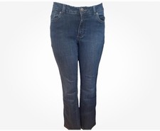 Lee Jeans Women's Sz 12 Short Blue Curvy Fit Bootcut Modern Series Stretch Denim