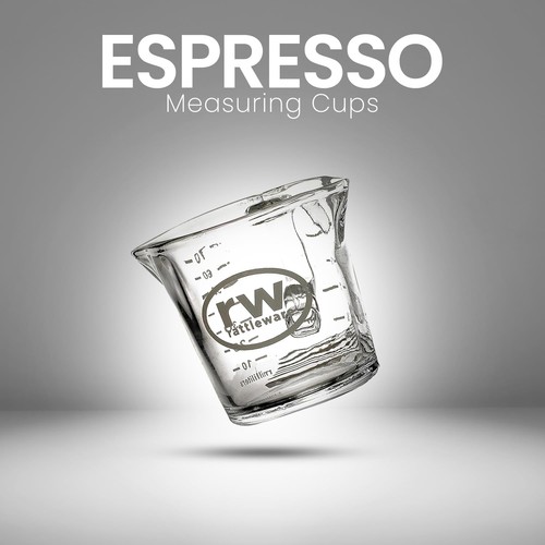 Espresso Shot Glass Pitcher – Double Spouted Genuine Barista Measuring Cup wi... - Picture 3 of 8