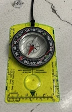 Orienteering Baseplate Compass – Hiking Camping Survival Map Reading Tool