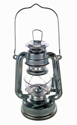 #ad Kerosene Oil Lantern Emergency Hanging Camping Light Silver Small Size $16.55