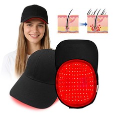 300 LEDs 470nm 630nm 940nm Red Light Cap for Hair Regrowth 22 Laser Diodes 650nm