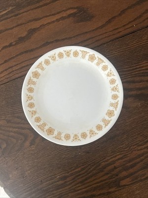 Corning Corelle Butterfly Gold Salad Dessert Plate Vintage