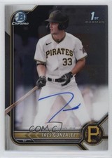 2022 Bowman Draft Chrome Draft Pick Auto Tres Gonzalez #CDA-TG Auto 2y0