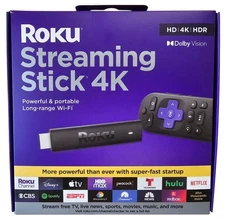 Roku Streaming Stick 4K HDR Dolby Vision Streaming Device (3820R)
