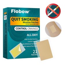 Quit Smoking Nicotine Patches, 21 Patches, 21mg Step 1 Stop Smoking Aids Patches