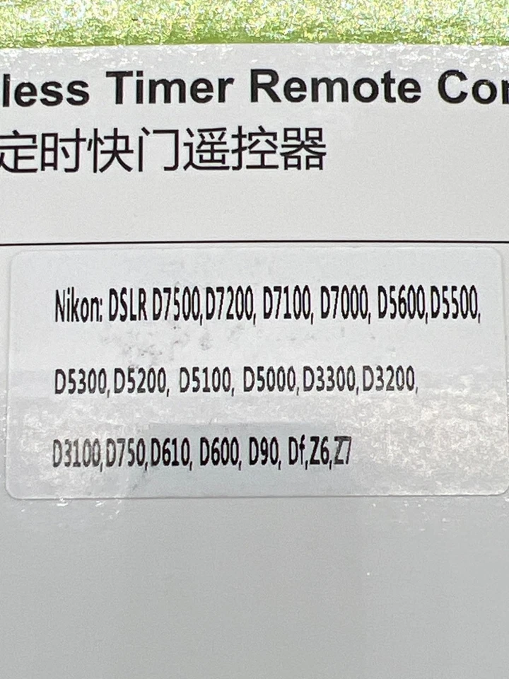 Pixel TW-283 Wireless Timer Remote Control For Nikon DSLR D7500/D7200/D7100/D700 - Image 4 of 4
