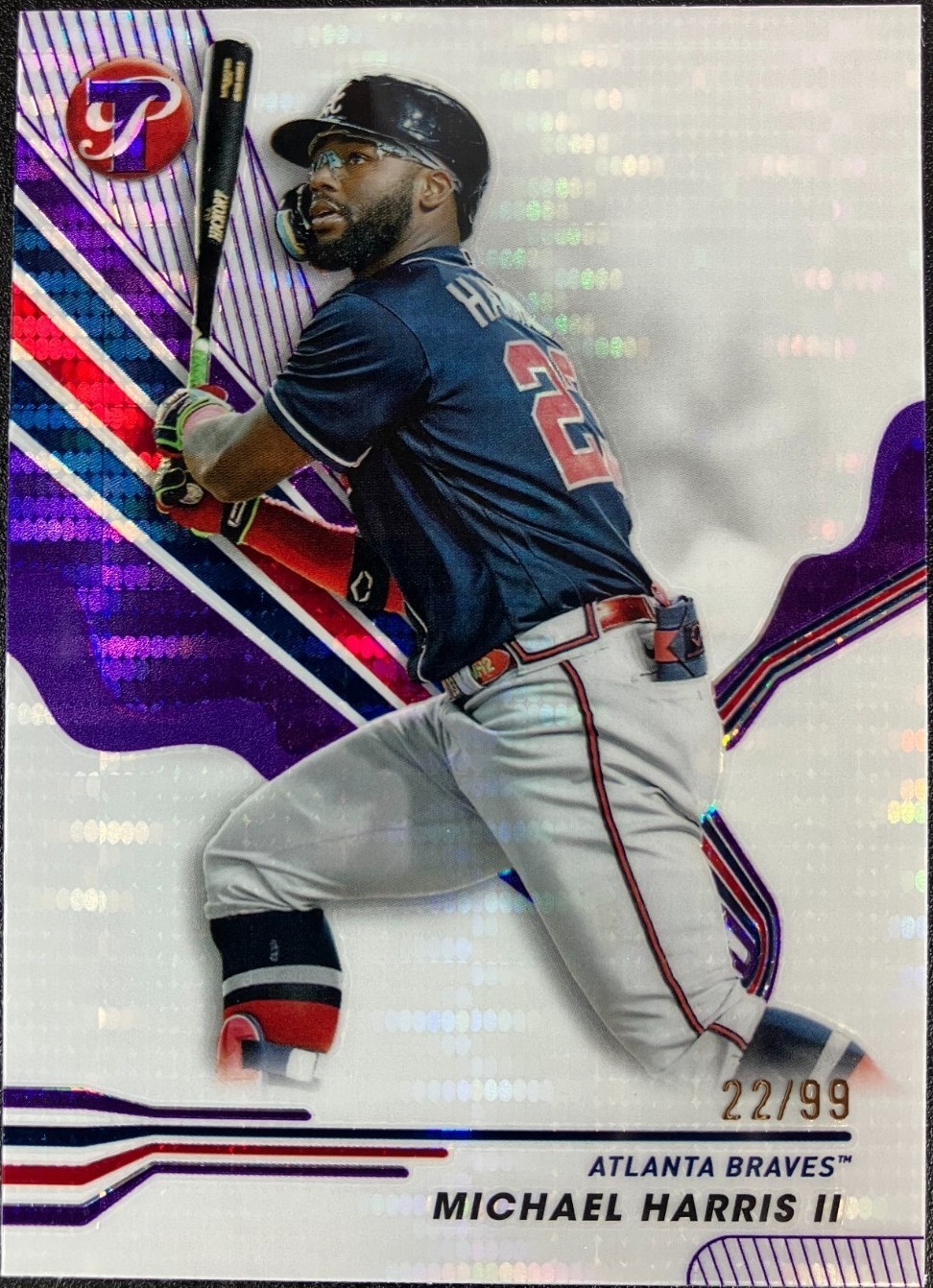 2024 Topps Pristine - Michael Harris II #5 Purple Refractor /99 for ...