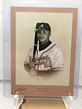 ANDRUW JONES 2005 /55 Donruss Studio Portraits ZENITH RED B&W SP-25