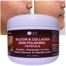 Acne Scars Silicon Collagen Skin Polishing Crystals Gel All Type Scars ALKAVITA