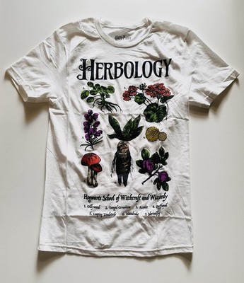 Harry Potter Hogwarts  Plants Herbology  T-Shirt New