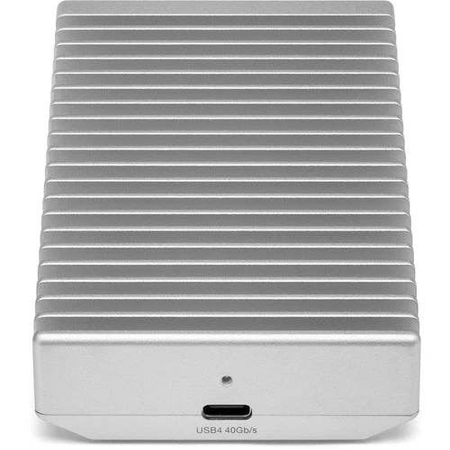OWC Express 1M2 USB4 Portable NVMe M.2 External SSD Enclosure, Silver