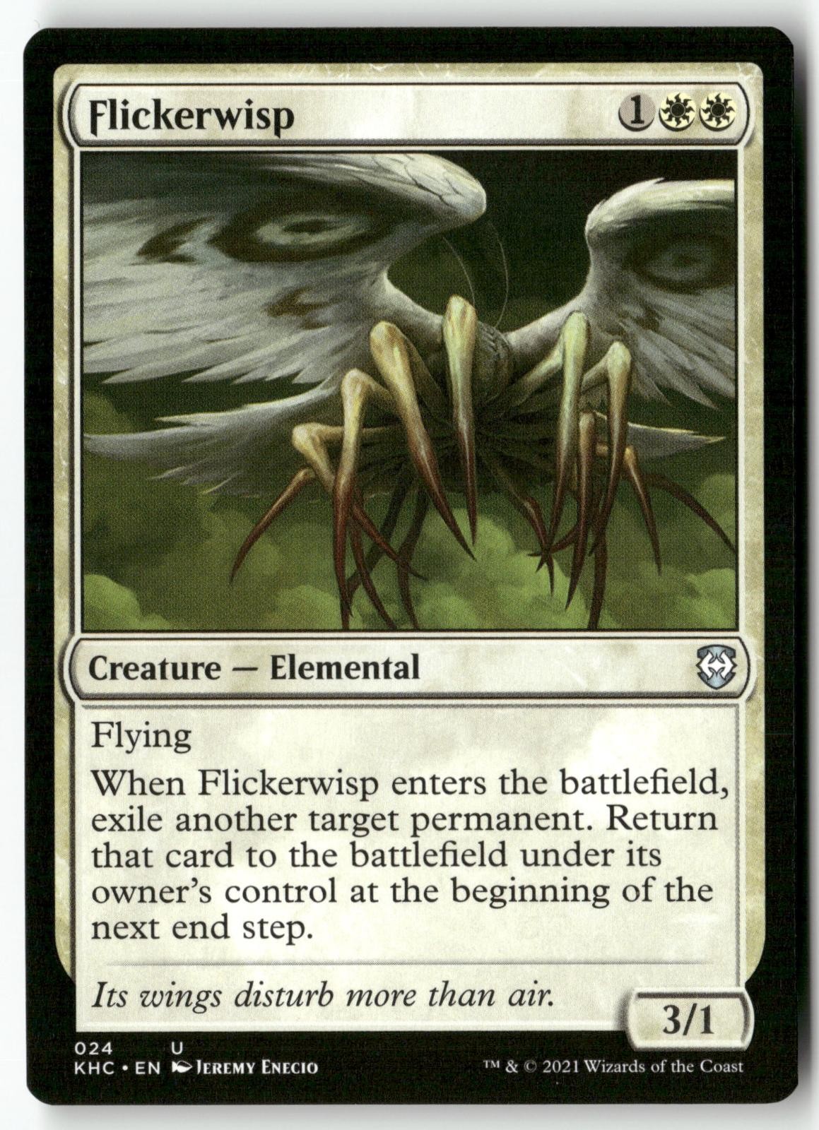 Flickerwisp 24 Commander: Kaldheim Uncommon NM