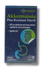 Keptrohy 300 Billion AFU Akkermansia Probiotic Akkermansia Muciniphila 60 Count
