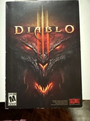 Diablo 3 - PC Box with ALL inserts, Code cards, disc, notepad