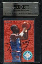 BAS 1994 Fleer All-Star Weekend Kenny Anderson #1 Seal of Authenticity Auto 3c7