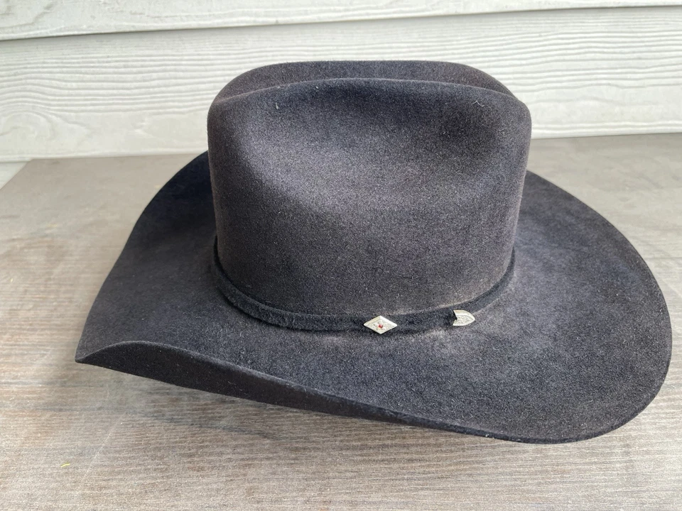 Sombrero de Vaquero Western Bailey 6 7/8 Resistente De Colección Yellowstone Rodeo Rip Foto 4 de 4