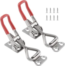 2Pcs Adjustable Toggle Latch Clamp 4001 Style, 304 Stainless Steel Quick Release