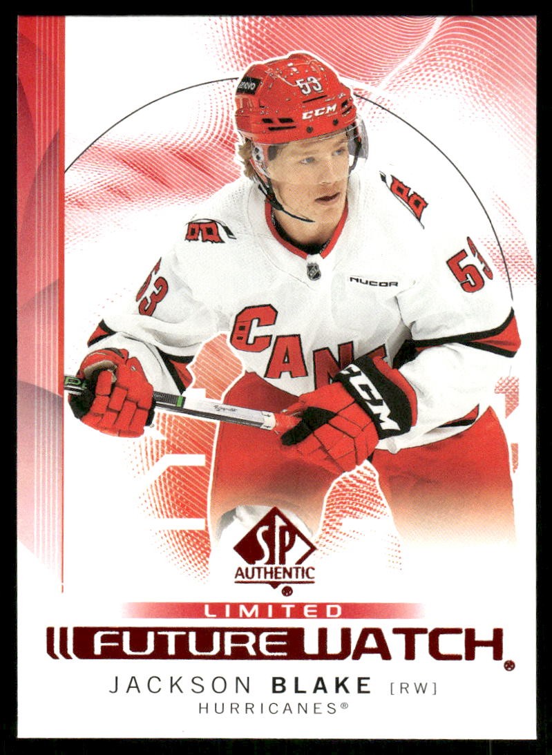 2024-25 SP Authentic Limited Red #137 Jackson Blake FW - HKY