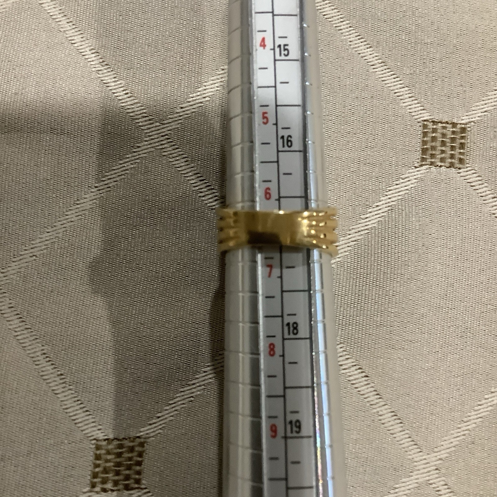 Ruby Red Oval Cut Rhinestone Cocktail/Costume  Ri… - image 5