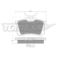 Satz Bremsbeläge Bremsklötze hinten für Seat Ibiza 2 6K1 3 6L1 4 6J1 | 262511