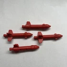 1988 Gi Joe Rolling Thunder x4  Small Red Carousel Missile Vehicle Part Hasbro