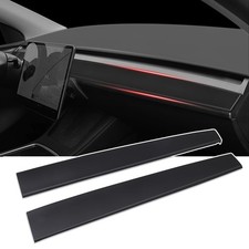 Dashboard Cover Wrap Compatible with Tesla Model 3/ Model Y 2021-2023, ABS Ce...