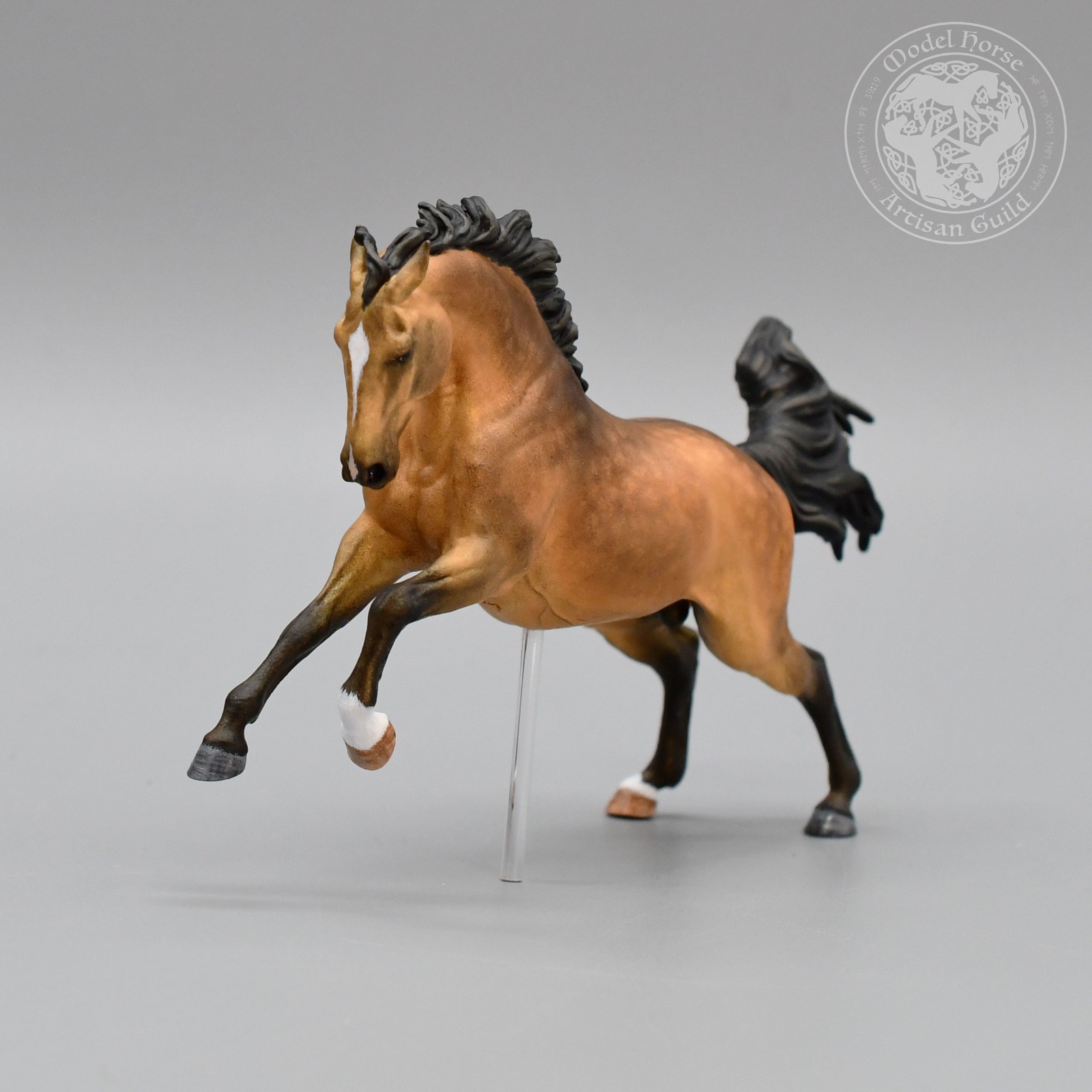 "KS Franco" Venti Scale 3D Printed Spanish Stallion - Hand Painted Artist Resin