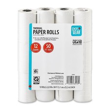 Free Thermal Paper Rolls 2 1/4 x 50 Feet 12 Pack Point of Sale Register